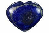 Polished Lapis Lazuli Heart - Pakistan #170941-1